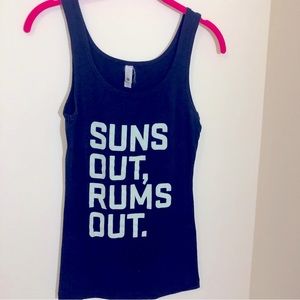 Bacardi graphic tank